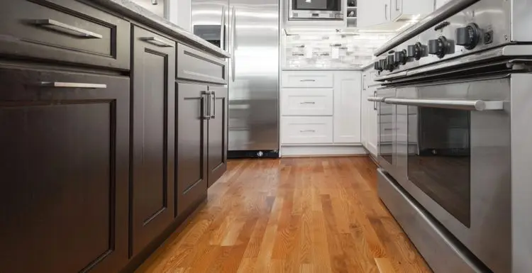 What Color Wood Floor With Dark Cabinets?