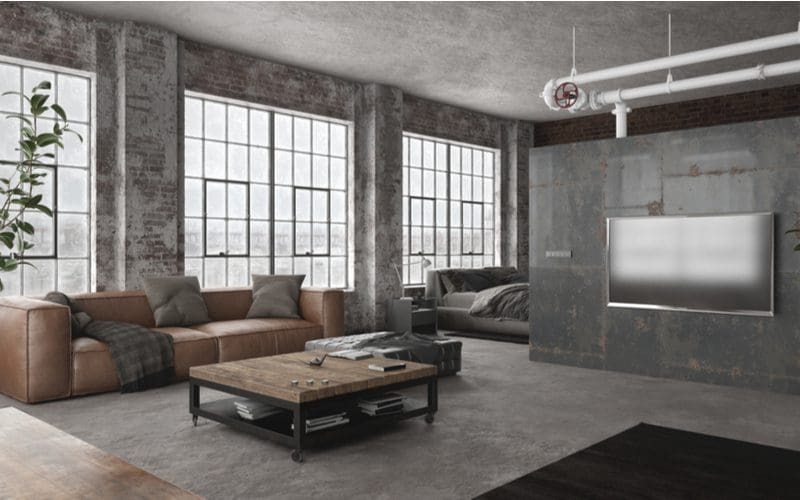 Industrial interior design styling with the homeowner Featuring Factory Elements