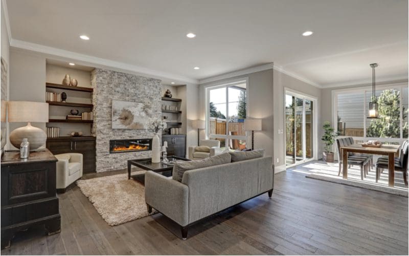 Earthy Grey Living Room Idea