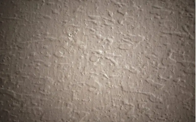 Orange Peel Texture on White Wall