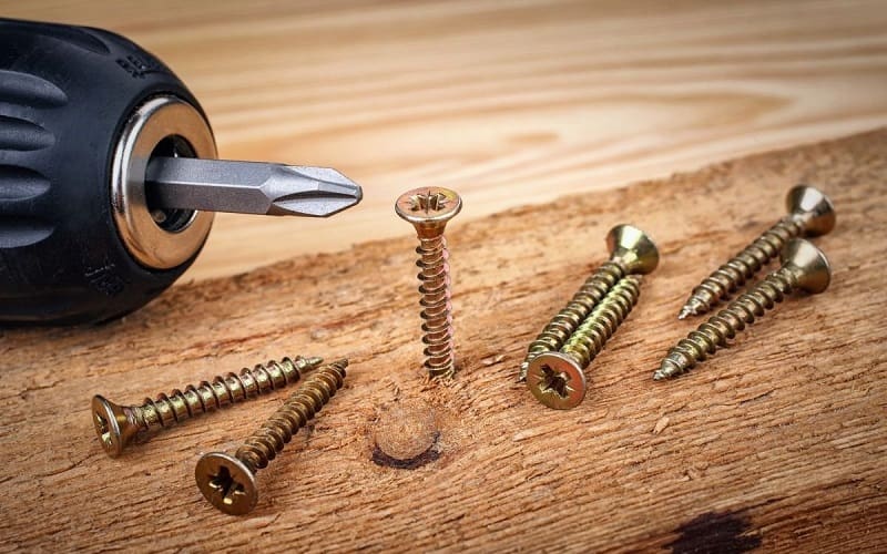 Wood screws are durable because they are most often made of brass or stainless steel material