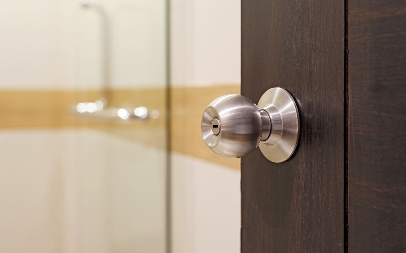 How to Unlock Bathroom Door With Hole