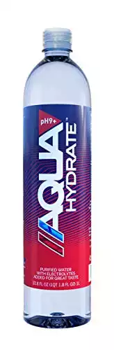 AQUAhydrate Electrolyte Enhanced Water Ph9+ (Pack of 12)