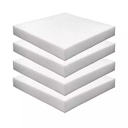 FOAMMA (4-Pack) 2" x 20" x 20" HD Upholstery Foam