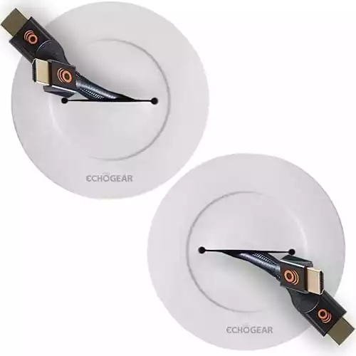 Echogear White in-Wall Cable Management Kit | Conceals Low Voltage Cords