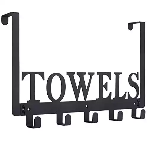 Over The Door Hooks, Towel Holder for Bathroom
