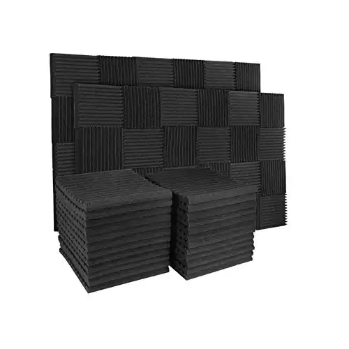 50 Pack Acoustic Panels Soundproof Studio Foam