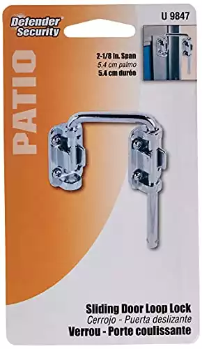 PRIME-LINE Defender Security U 9847 Patio Sliding Door Loop Lock