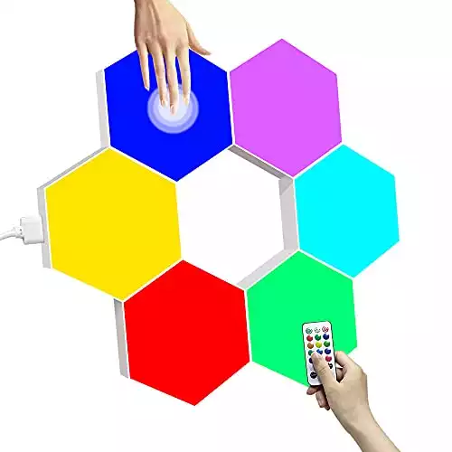 Remote Control Hexagon Splicing Wall Light