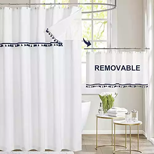 KGORGE Shower Curtain for Bathroom - Valances & Shower Curtains Set