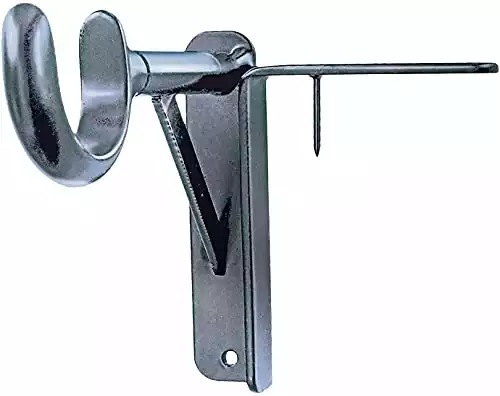 Spark Innovators Silver Tap Bracket - Easy Install No Drill Curtain Rod Brackets
