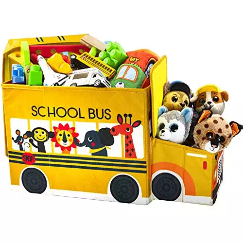 KAP Children's School Bus Storage Basket