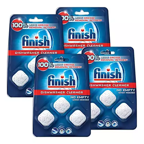 Finish In-Wash Dishwasher Deep Cleaner (Pack of 4)