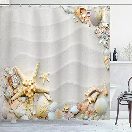 Ambesonne Starfish Shower Curtain