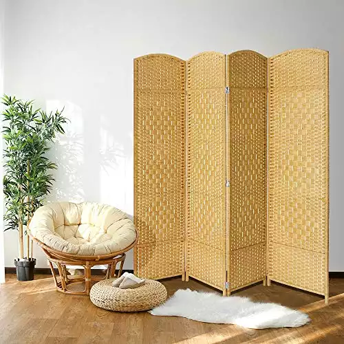 JOSTYLE Room Divider Extra Wide Privacy Screen