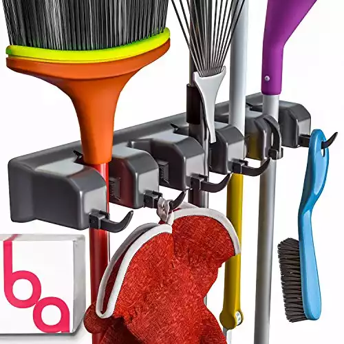 Berry Ave Broom Holder and Garden Tool Organizer