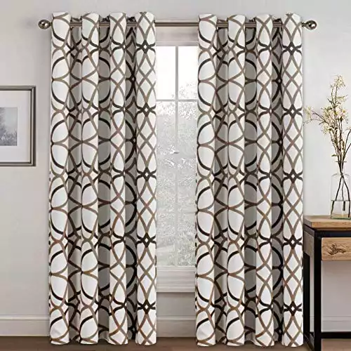 H.VERSAILTEX Thermal Insulated Blackout Grommet Curtain Drapes