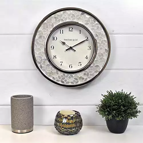 FirsTime & Co. Arabesque Mosaic Wall Clock