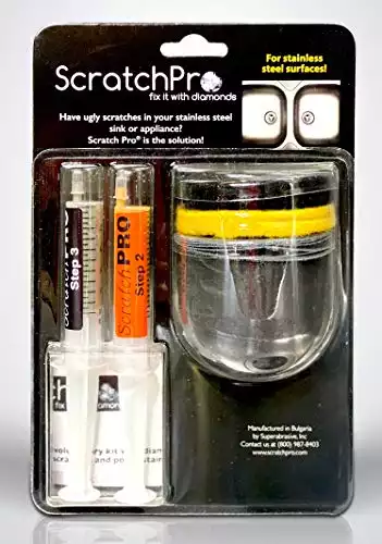 Scratch Pro-Kit for Repairing and Polishing Stainless Steel