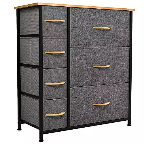 YITAHOME Dresser with 7 Drawers - Fabric Storage Tower