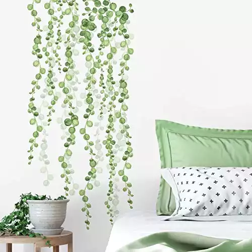 RoomMates String of Pearls Succulent Vine Peel and Stick