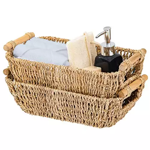 Artera Small Wicker Woven Seagrass Baskets