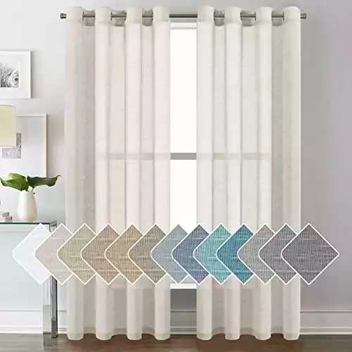 H.VERSAILTEX Linen Panel Curtains