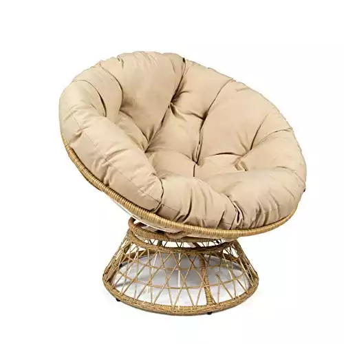 Milliard Papasan Chair With 360-Degree Swivel