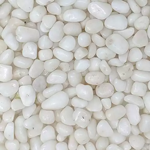 Midwest Hearth Natural Polished White Pebbles