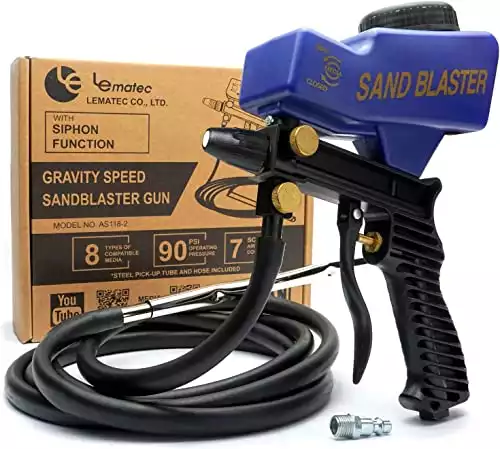 LE Lematec Sand Blaster Gun Kit
