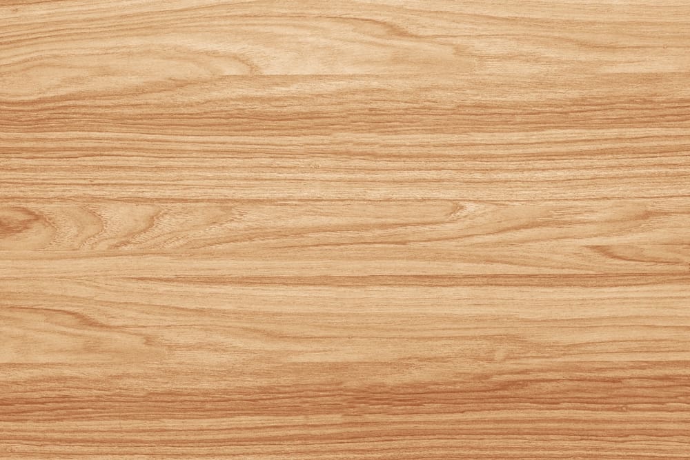 Teak, one of the many types of wood grain patterns, pictured from above