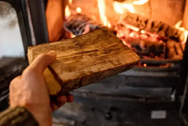 how to start a fire in a fireplace with dried logs 