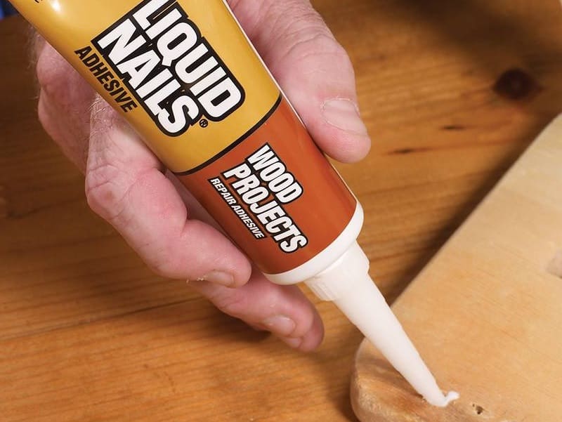 Liquid nails are a universal adhesive that can be used for a wide range of construction and repair work