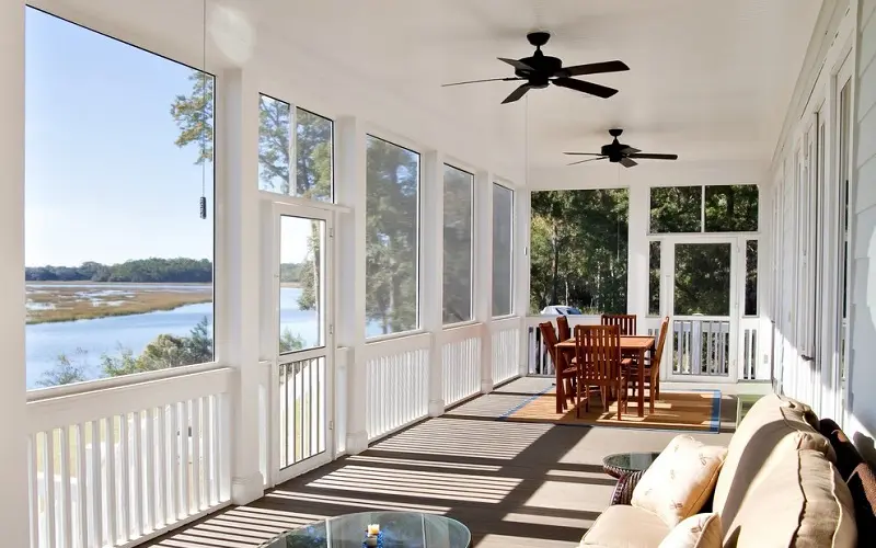 back porch ceiling fan idea