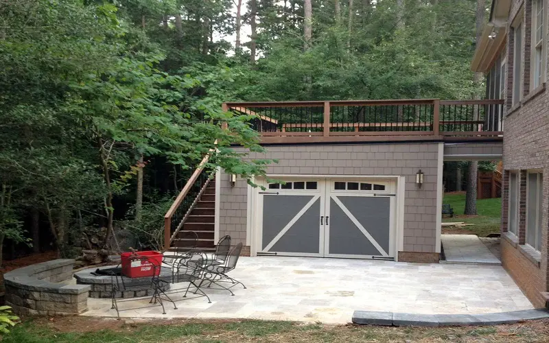 garage and patio idea