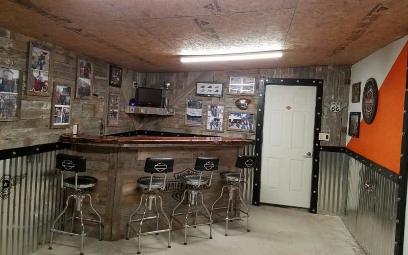 garage bar idea