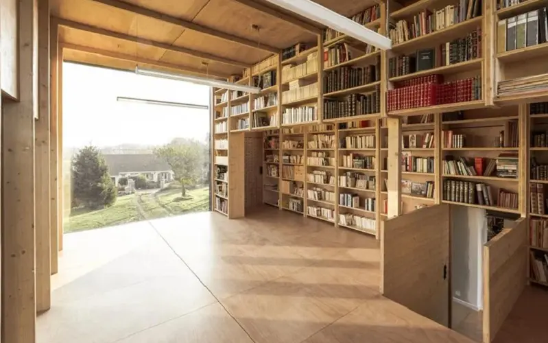 garage library idea