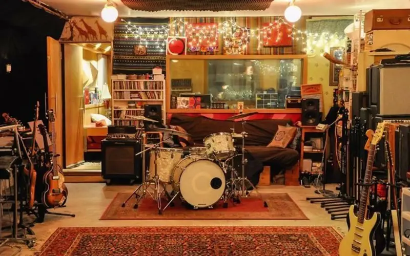 garage music studio idea