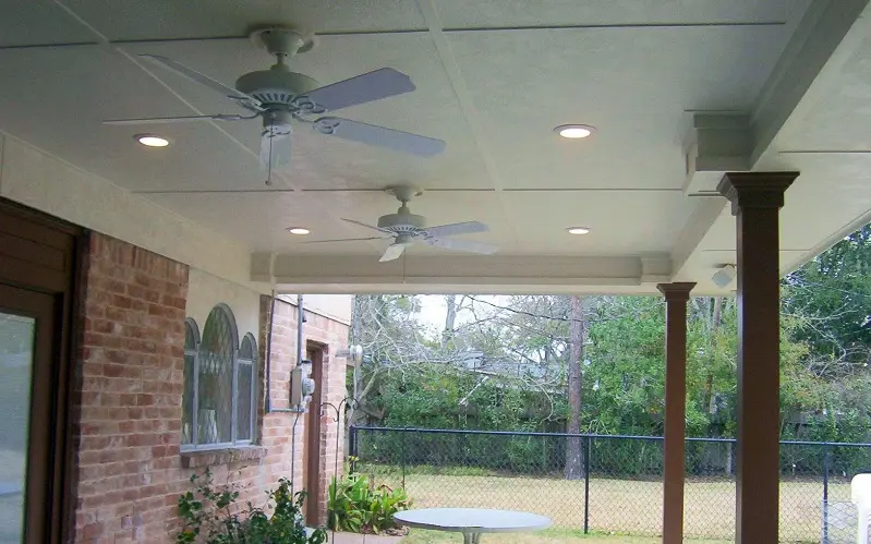 tile porch ceiling idea